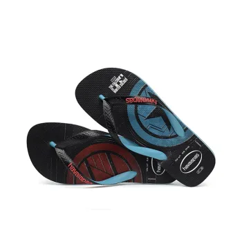 MARVEL x Havaianas Rubber Sole Slip Resistant Flip Flops Unisex Natural Blue