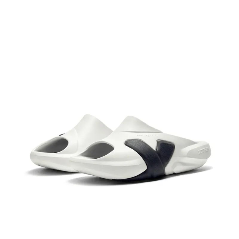 XTEP Rubber Sole Slide Slippers Men's Polar Bear Color Scheme-2