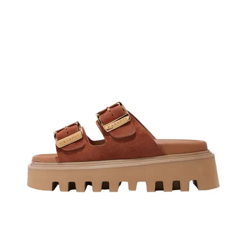 Casadei Double Strap Slip On Sandals Women's