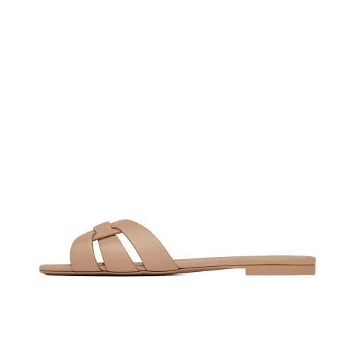 SAINT LAURENT Tribute Leather Sandals