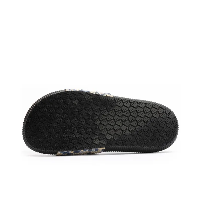 CELE Slide Slippers Unisex Gray Blue/Orange White-4
