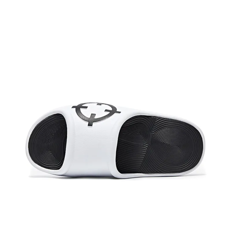 RIGORER Skyrim 1 Slide Slippers Men's White Black-3