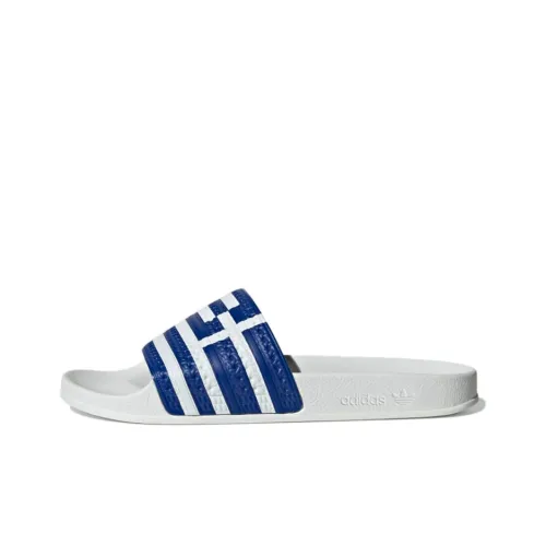Adidas hoodie Slides 'Blue White'
