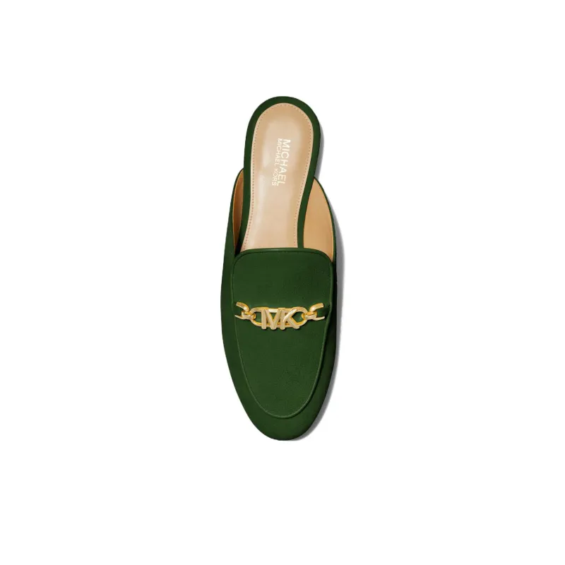 Michael Kors Tiffanie Logo-plaque Suede Mules-3