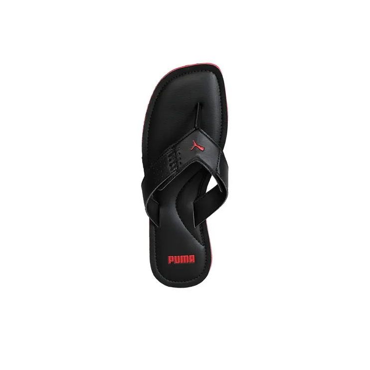 PUMA Caper Nu Idp Slide Slippers Men's Black Red-3