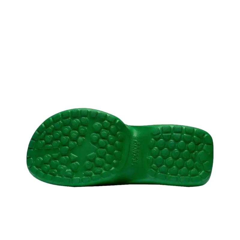 LiNing Project* EVA Cut Out Quiet Slide Slippers Women's Green-4