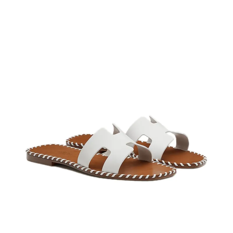 HERMES Oran Quick Dry Slide Slippers Women's White-3