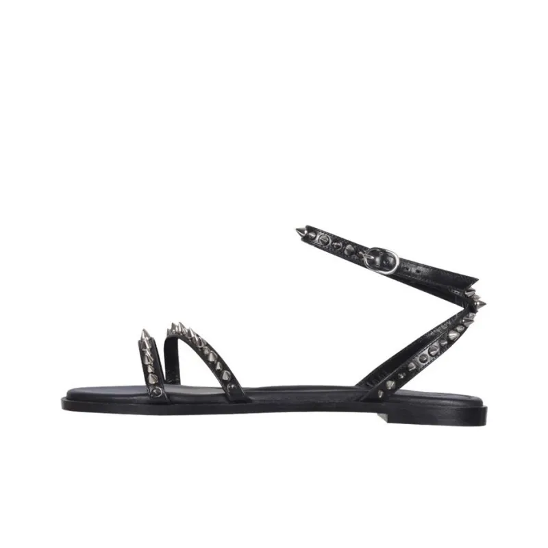 Alexander McQueen One Strap Sandals Women's Black-0