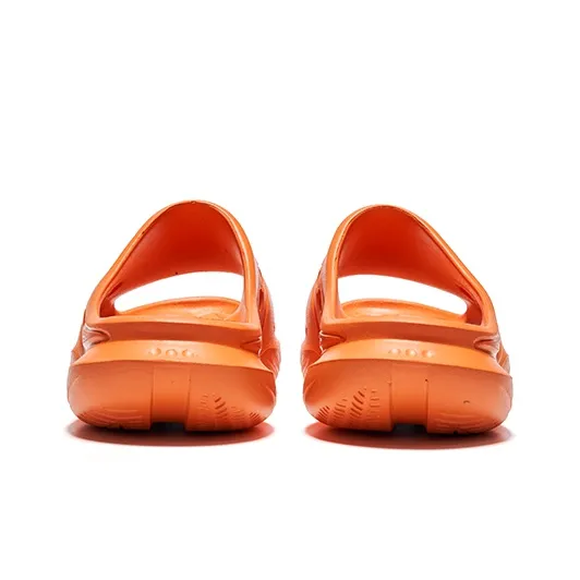 Saucony Cradle Slip Resistant Abrasion Resistant Slide Slippers Unisex Orange-3