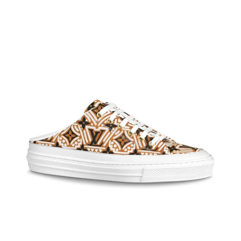 LOUIS VUITTON Lv Crafty Stellar Mules 'Brown Black White' Women's-1