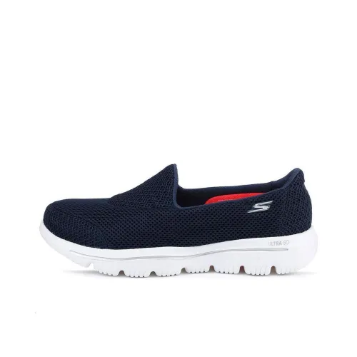 Skechers Go Walk Evolution Ultra Wear-Resistant Low-Top Casual Shoes Women's Blue