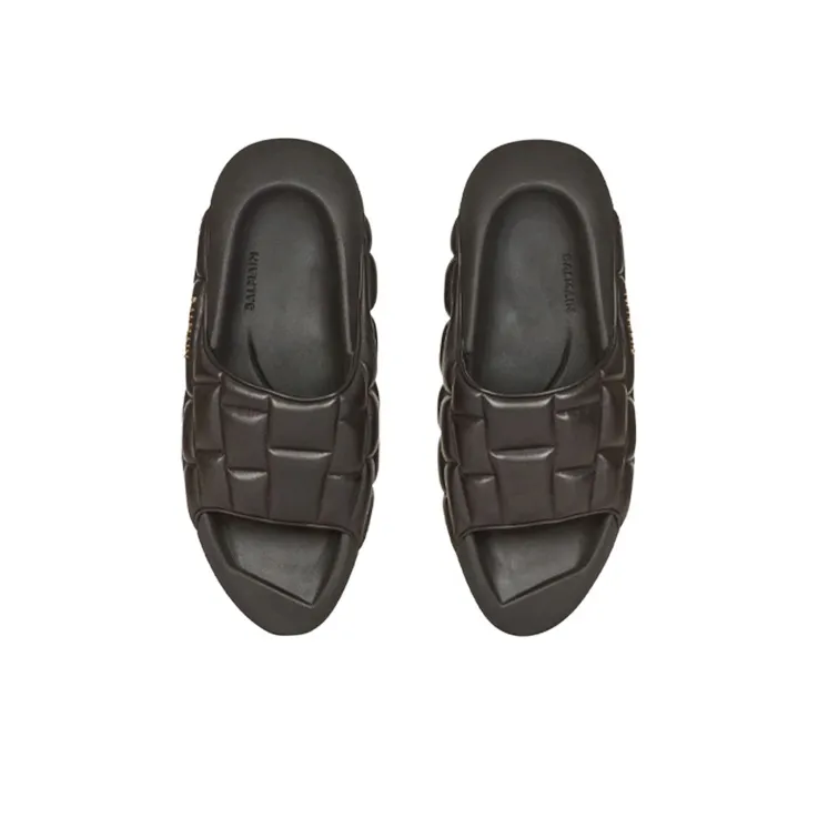 BALMAIN B IT Mules Quilted Black-2
