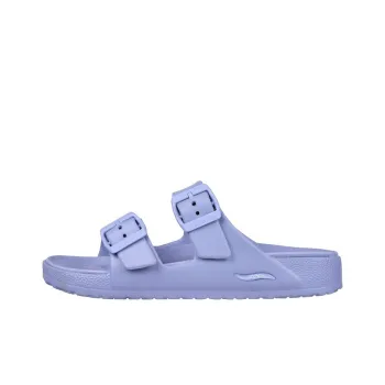 Skechers Foamies Rubber Sole Slip Resistant Quick Dry Slide Slippers Women's White