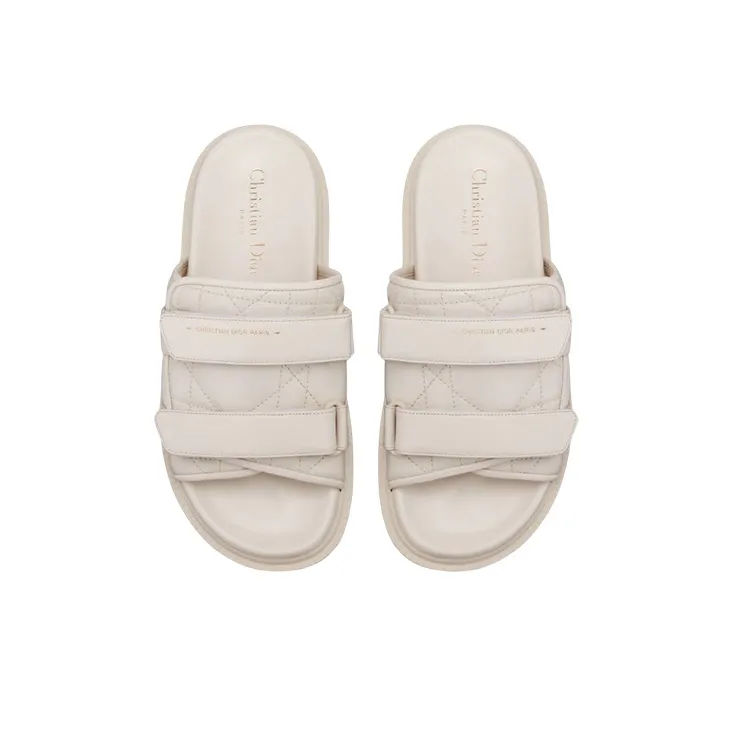 DIOR Diorevolution Slide Slippers Women's White-4