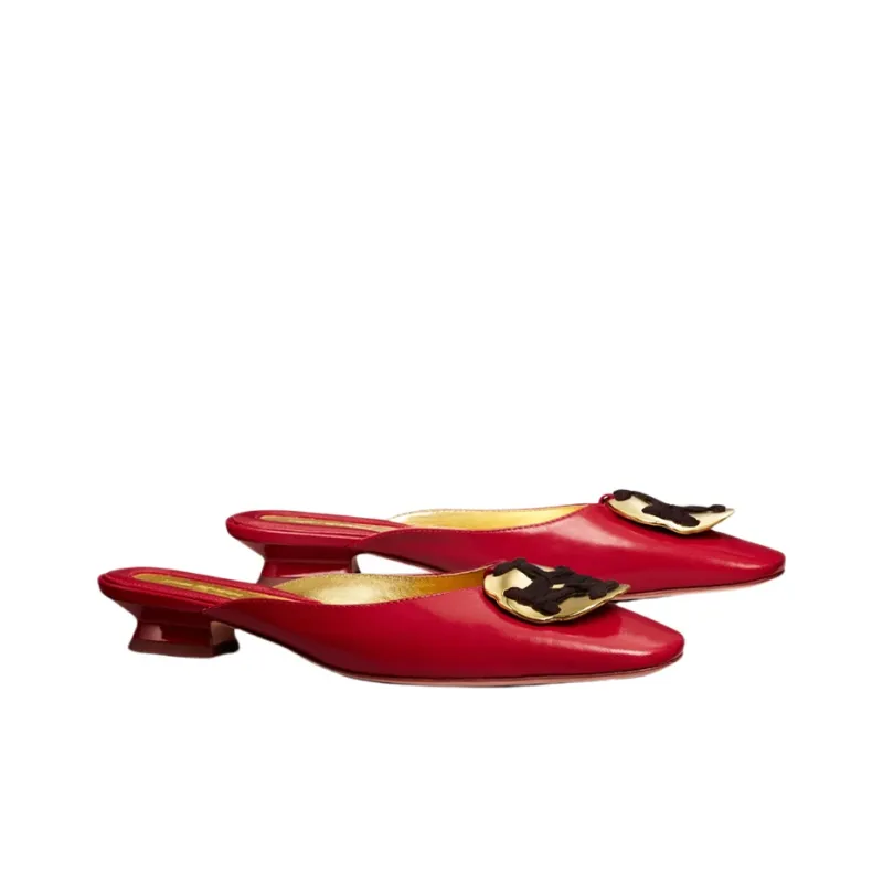 TORY BURCH Wrap-toe Slippers Women's Red-2