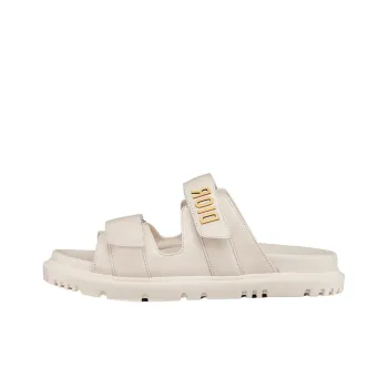 DIOR DiorAct Quiet Slide Slippers Women's White