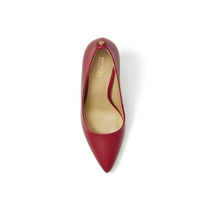 MICHAEL KORS Dorothy Slim Heel High Heels Women's Red-3