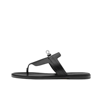 HERMES Empire Quick Dry Flip Flops Women's Black