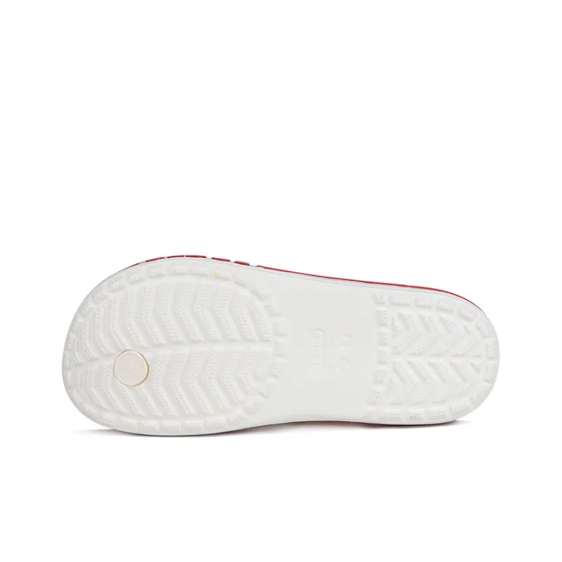 Crocs Tie Dye Pattern Flip Flops Slippers White Unisex 'White'-3