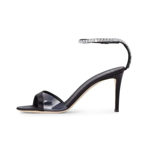 Giuseppe Zanotti Leeah Crystal Satin Sandals