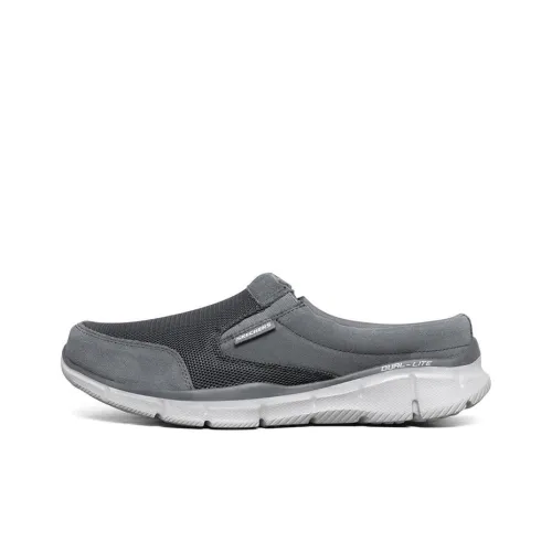 Skechers Equalizer 1.0 Slide Slippers Men's Charcoal Black