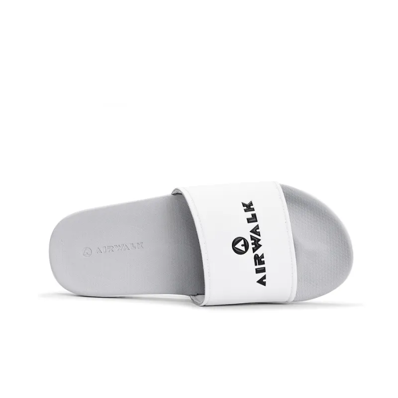 Airwalk Slide Slippers Men White-2
