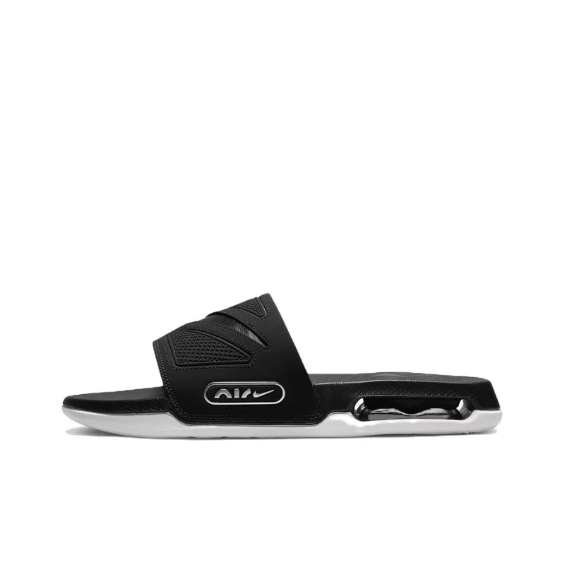 Nike Air Max Cirro Slide Black Metallic Silver-0