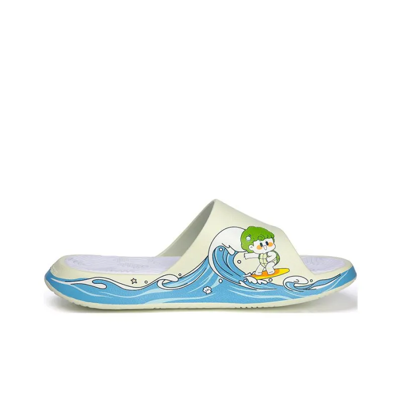 ZUGUOSANSHALVHAIGUI x PEAK EVA Slide Slippers Women's Caribbean Blue #Gift Recommendation-1