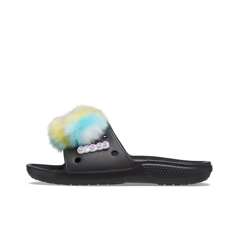 Crocs Slide Slippers Women's Black-0