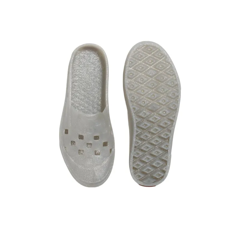 Vans Slip On Mule Trk Glitter Shoes 'Grey'-2