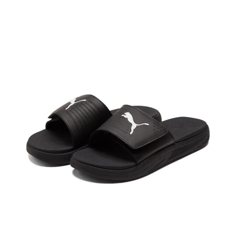 PUMA Softride Slide 'Black White'-2