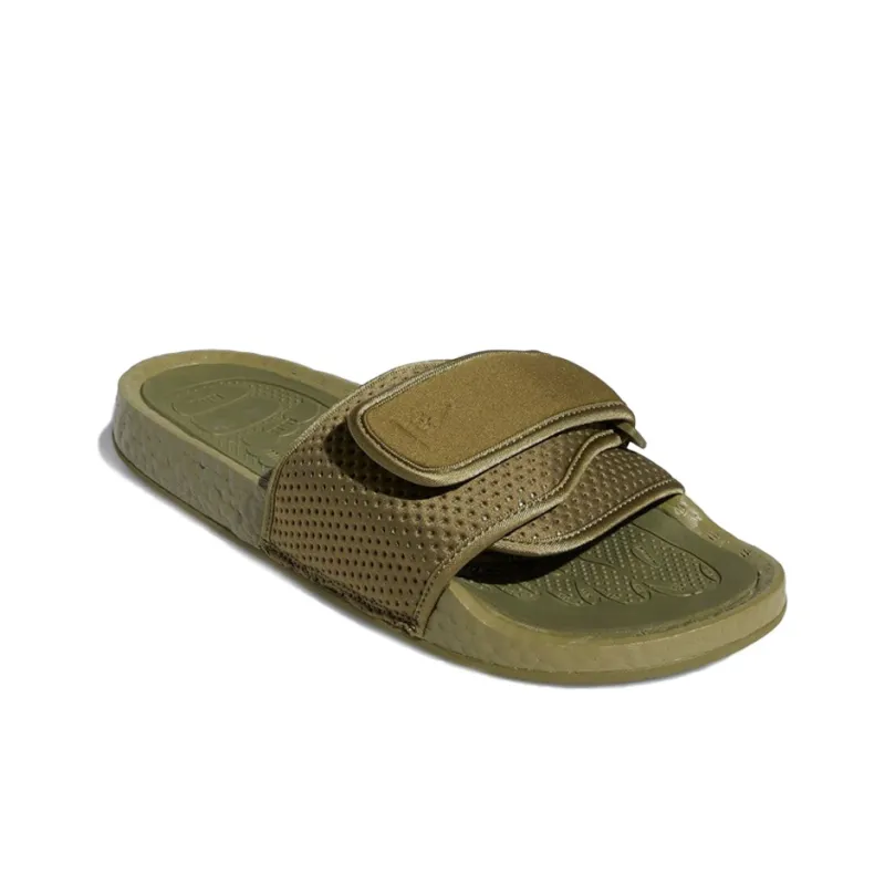 Adidas Boost Slide Pharrell Olive Cargo-2