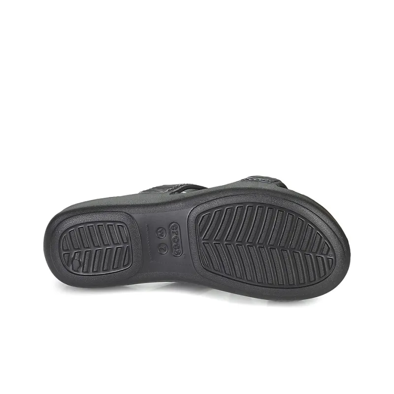 Crocs Monterey Slide Slippers Women's Black-6