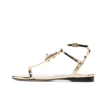Jimmy Choo Alodie Strap Sandals Women's Gold
