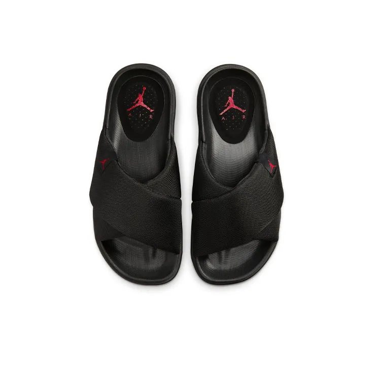 Jordan Sophia Slide Black Red Women's-2