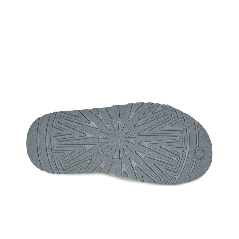 UGG Disco Slide Cozy Thick Sole Casual Slipper Gray Women's-5