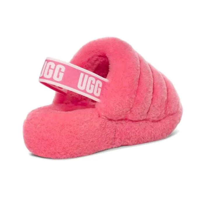 UGG Fluff Yeah Slide Pink Rose Women's-4