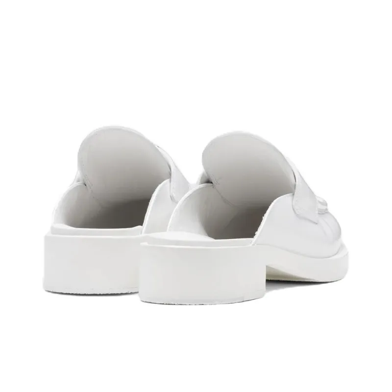 PRADA Rubber Sole Slip Resistant Slippers Women's White-3