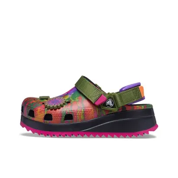 Crocs Classic Hiker Peace Out Green Women's