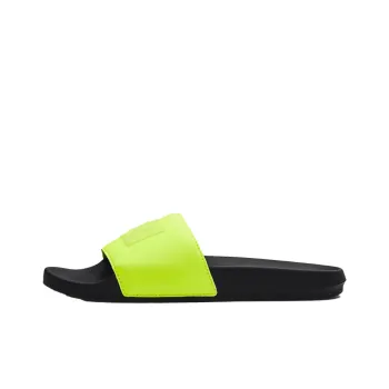 Under Armour Core Remix Neon Slide 'Black High Vis Yellow'