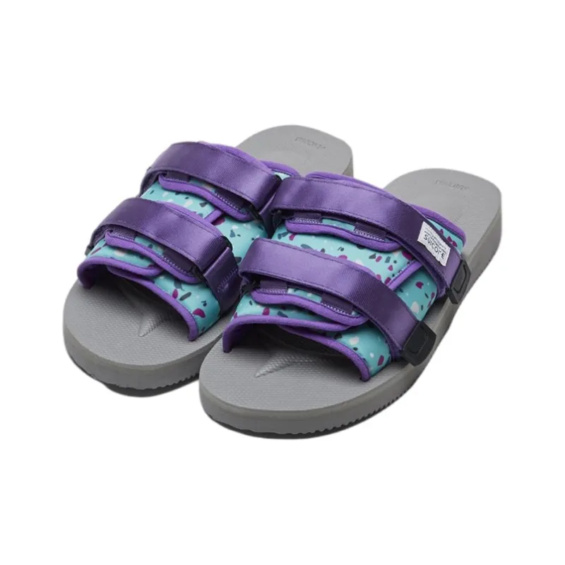 Suicoke Slide Slippers Men's Blue Gray-1