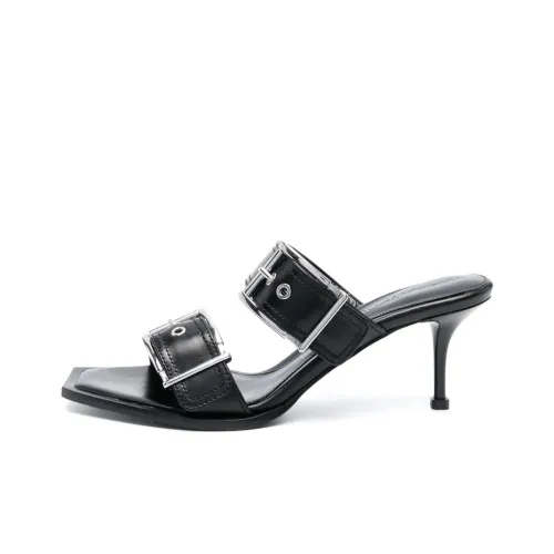 Alexander McQueen Buckle Detailed Sandals Women's