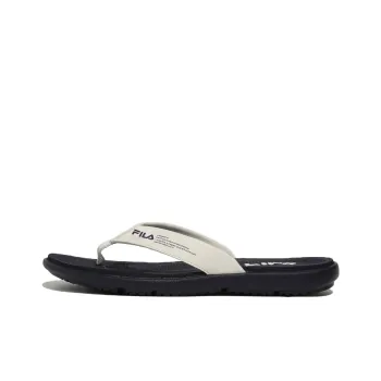 FILA Slicksong V2 Flip Flops Unisex Dark Blue Korean Style
