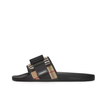 Burberry Vintage Check Buckled Slides