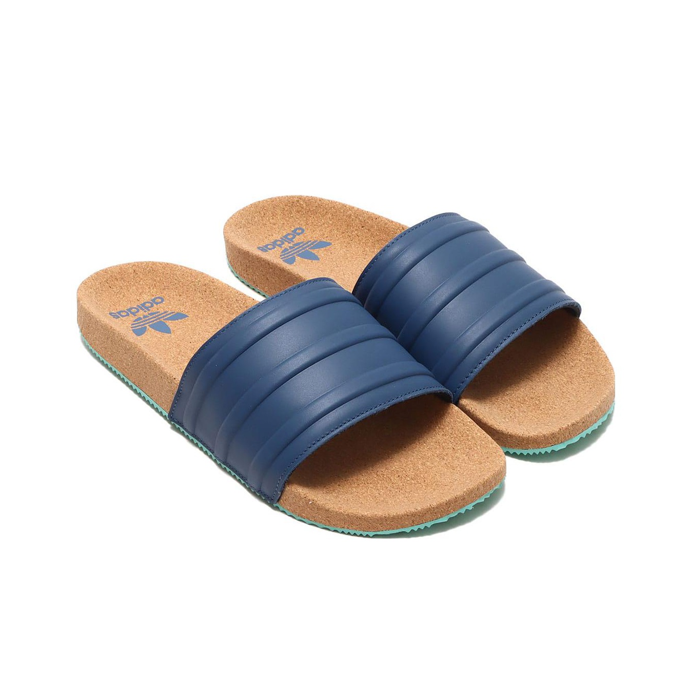 Adidas originals adilette slider sandals wth cork sole best sale