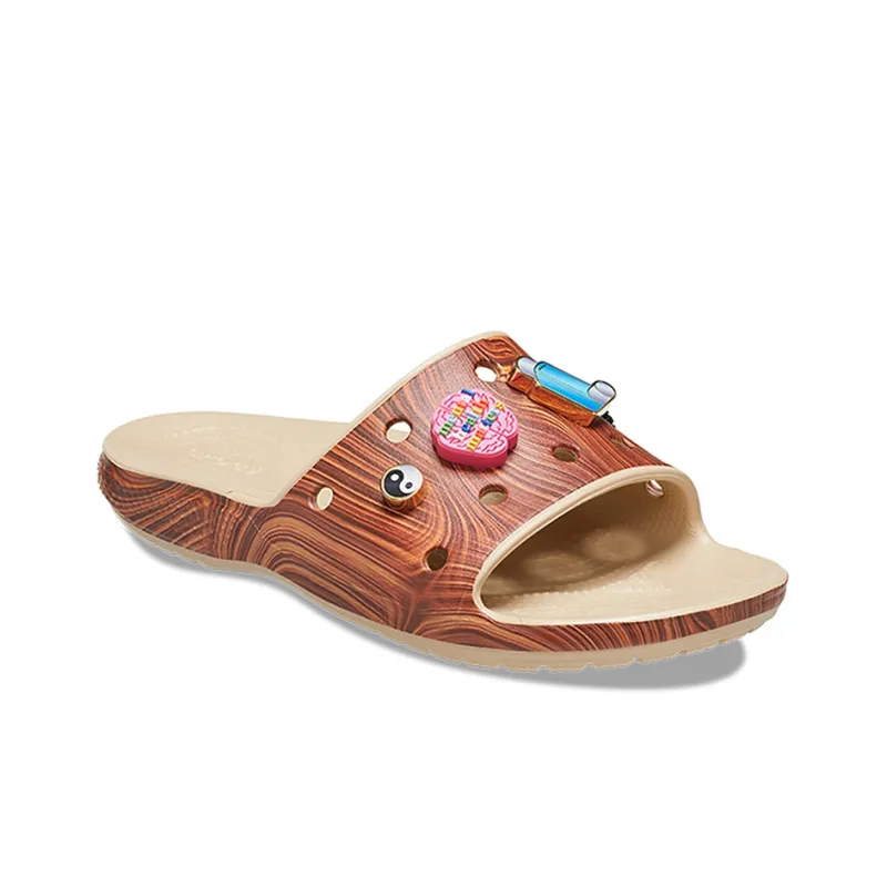 Crocs Sza X Classic Slide 'Woodgrain' Women's-2