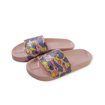 BAPE A BATHING APE Hayn Slide Pink Sta Camo