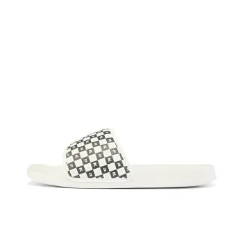 Kappa Slide Slippers Unisex Korean White