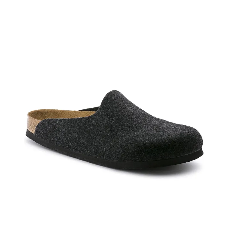 Birkenstock Amsterdam Stylish Sandals Unisex Coal Gray-3