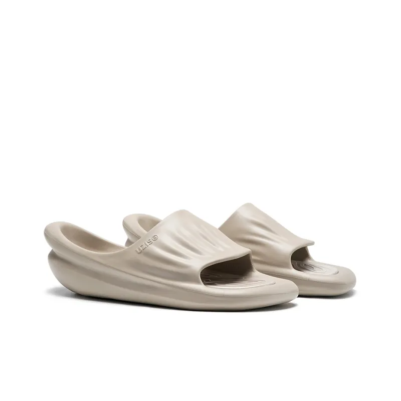 UZIS THE STEP Quiet Slide Slippers Unisex Desert Yellow-2